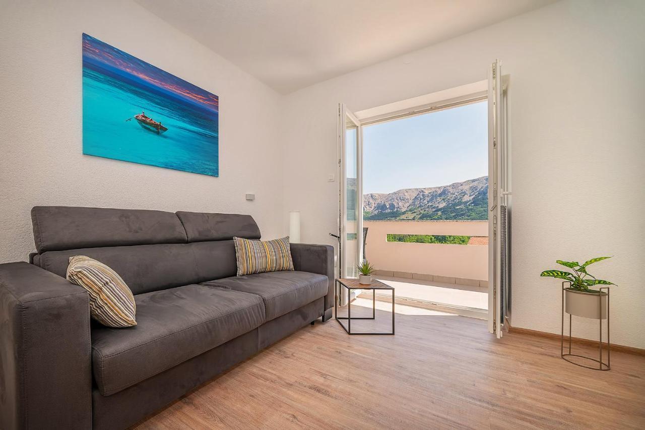 Apartments Gerta With Terrace Baška Dış mekan fotoğraf